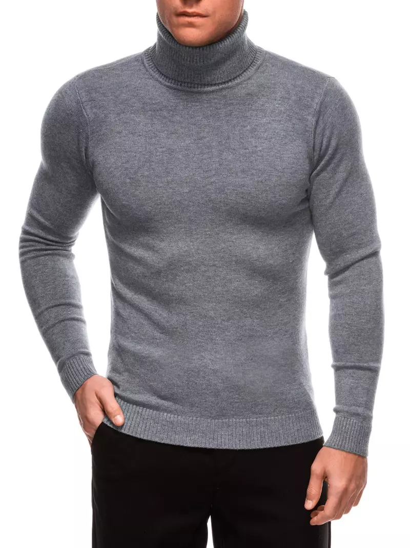 Men’s golf sweater E248 – grey