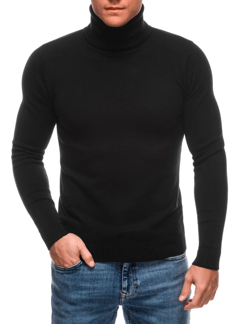 Men’s golf sweater E248 – black