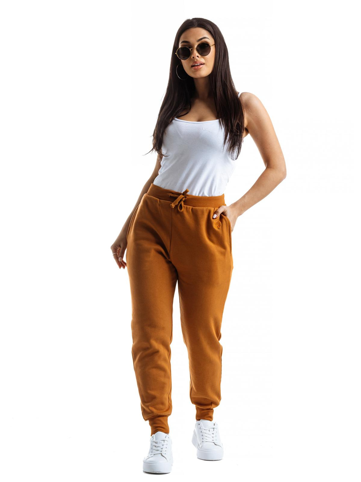 Women’s sweatpants PLR265 – mustard