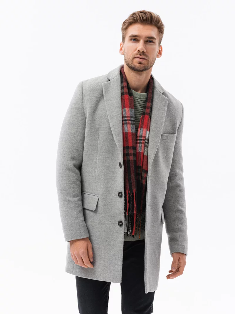 Men’s coat – light grey C432