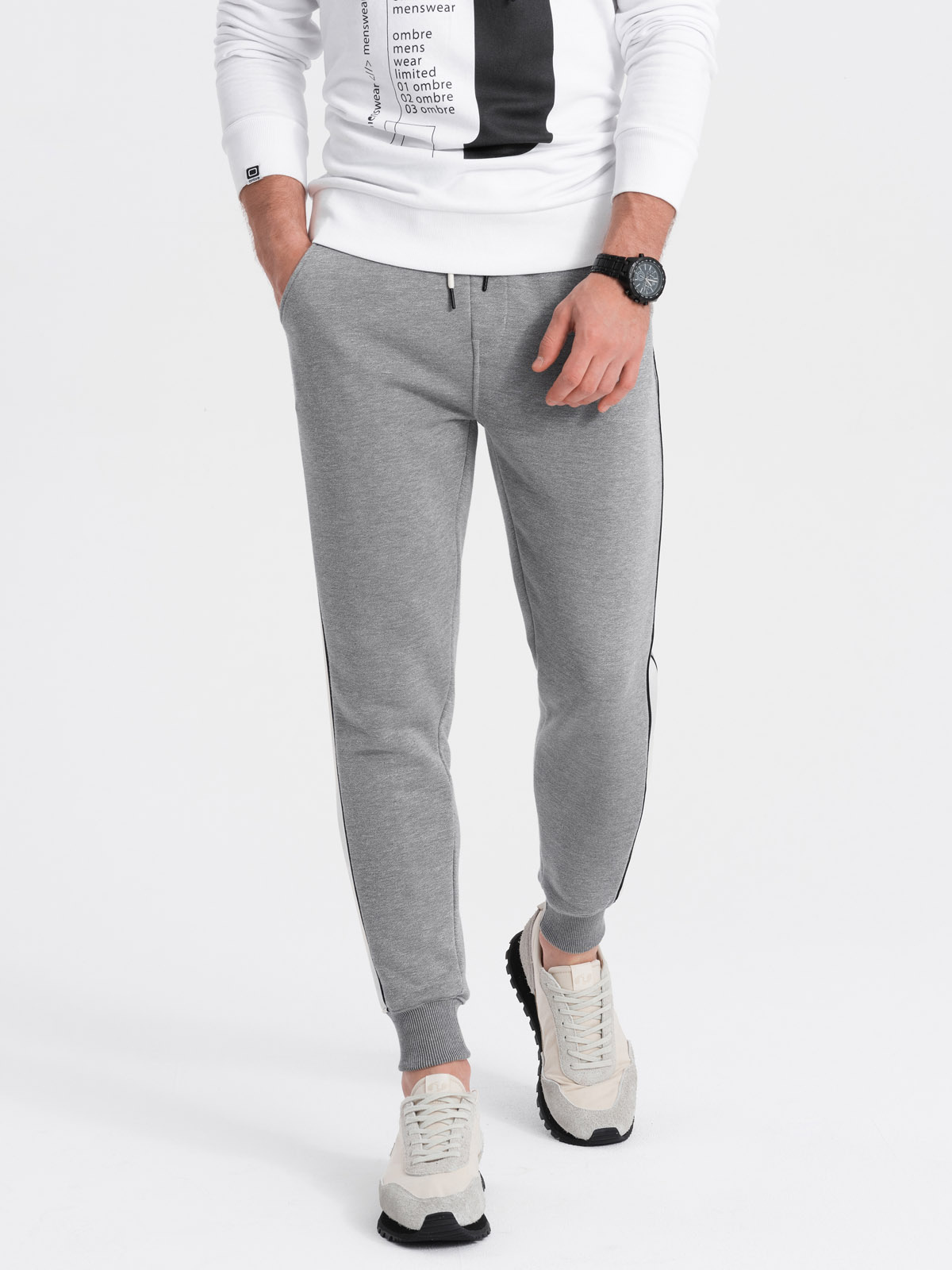 Men’s sweatpants P865 – grey V3