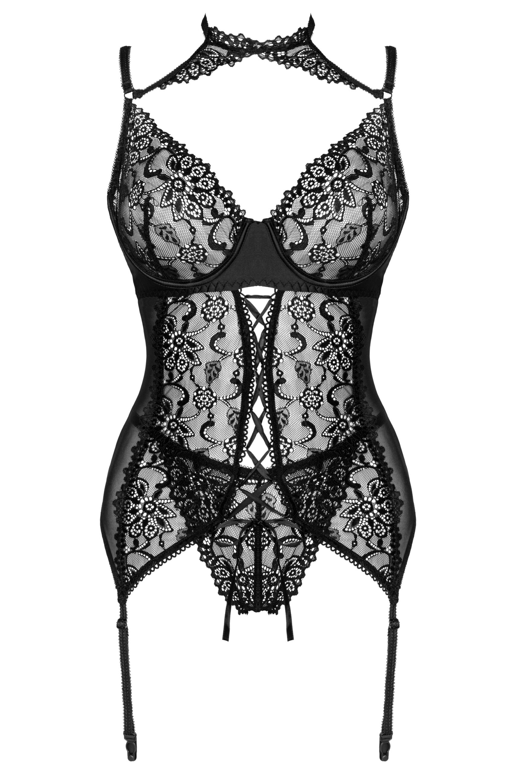 Gorset Giellandra Black Czarny For The Senses Collection LivCo Corsetti Fashion