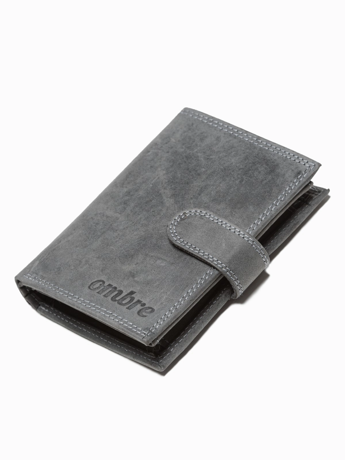 Men’s leather wallet – black A091