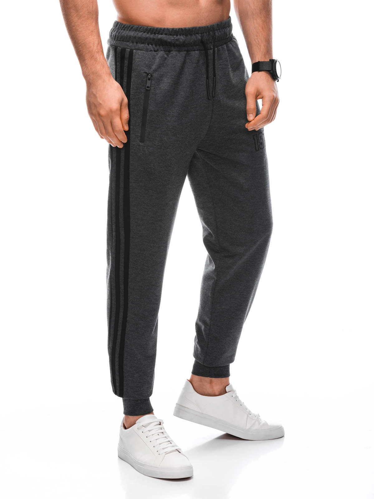 Men’s sweatpants P1414 – dark grey