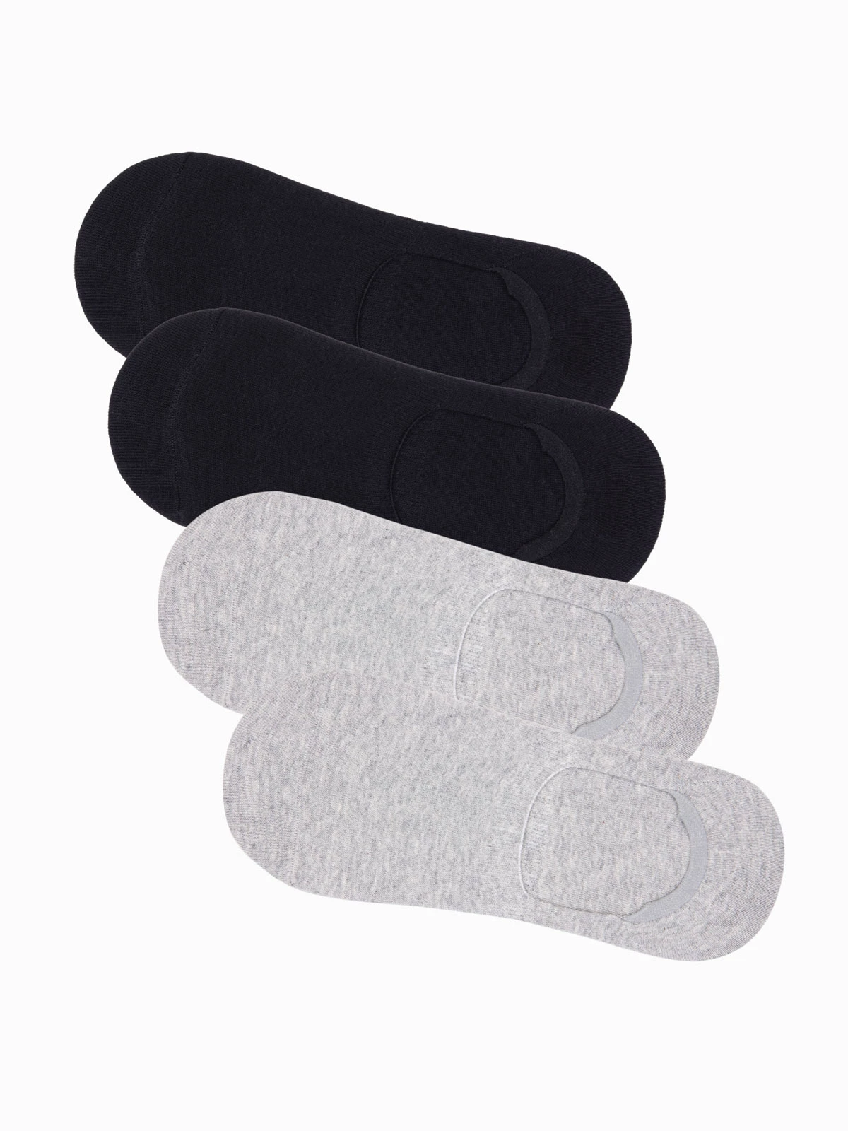 Men’s foot socks 4-pack – grey-black OM-SOSS-0104