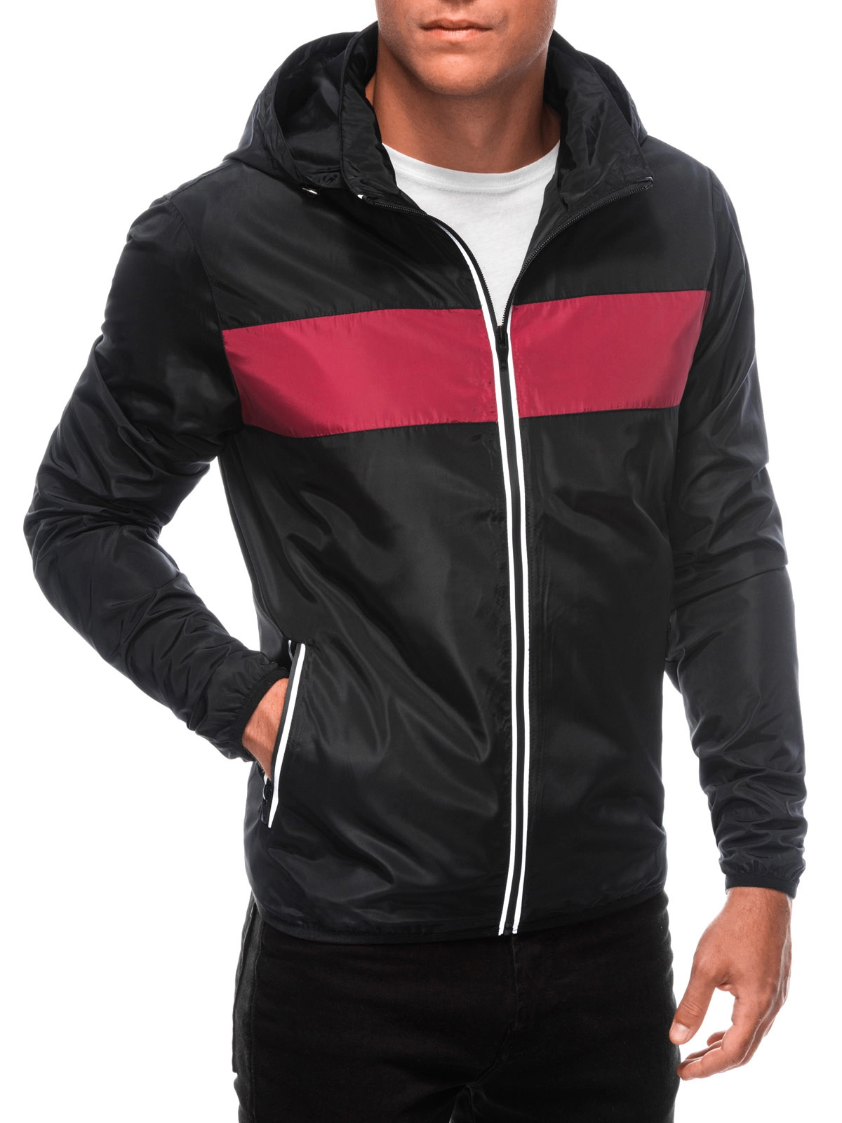 Men’s mid-season jacket C628 – black