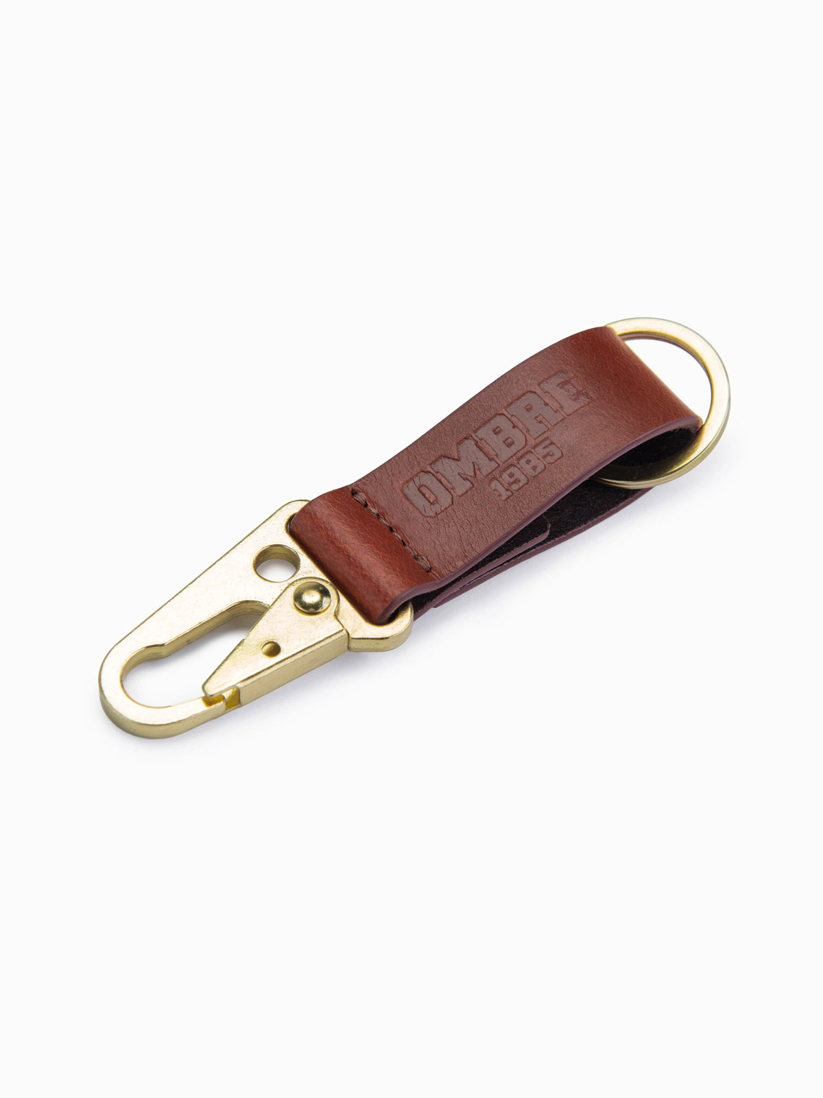 Men’s key ring with snap hook – black V1 OU-ACKC-0100