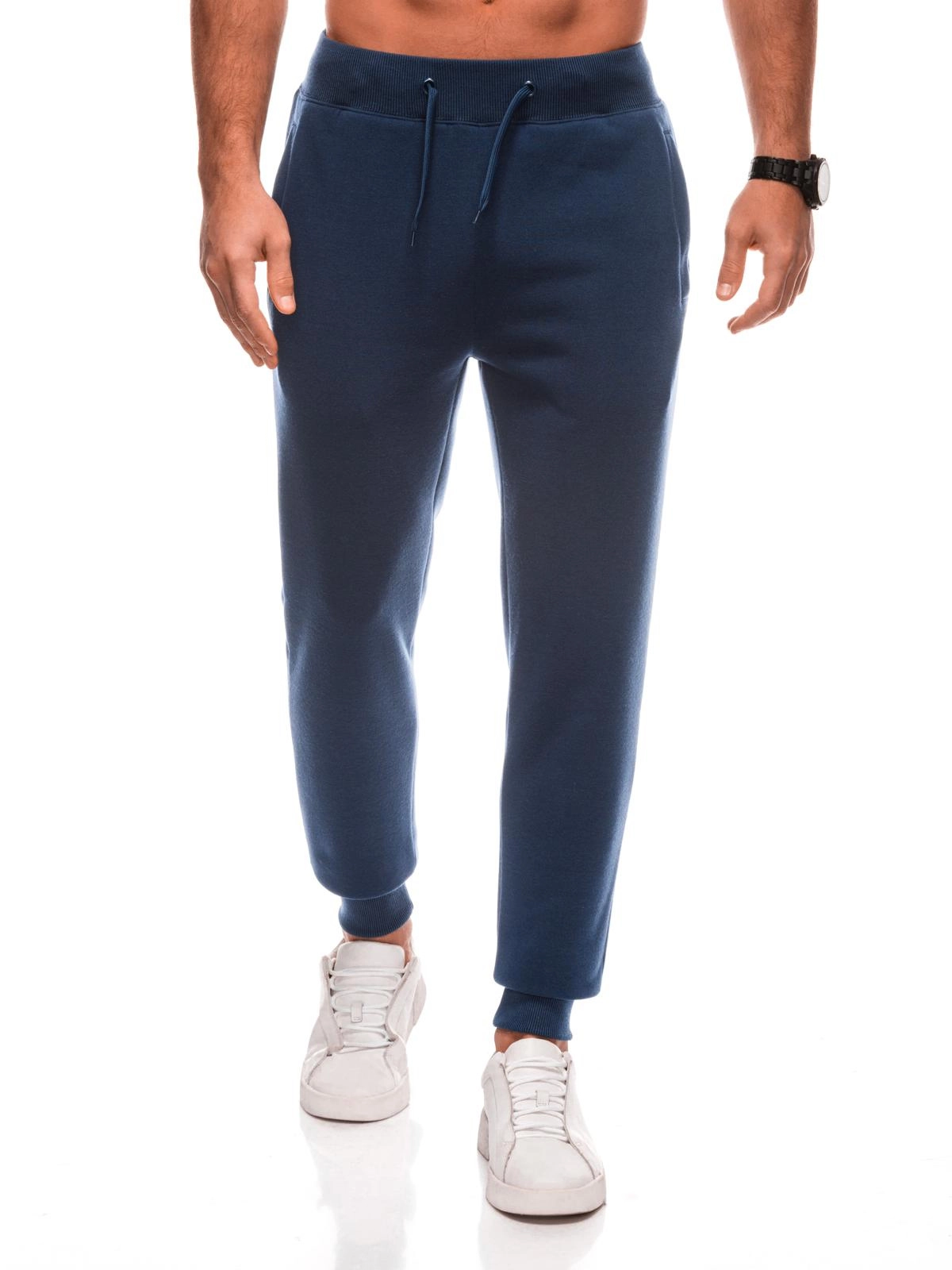 Men’s BASIC uniform jogger sweatpants – navy blue V5 EM-PABS-0108