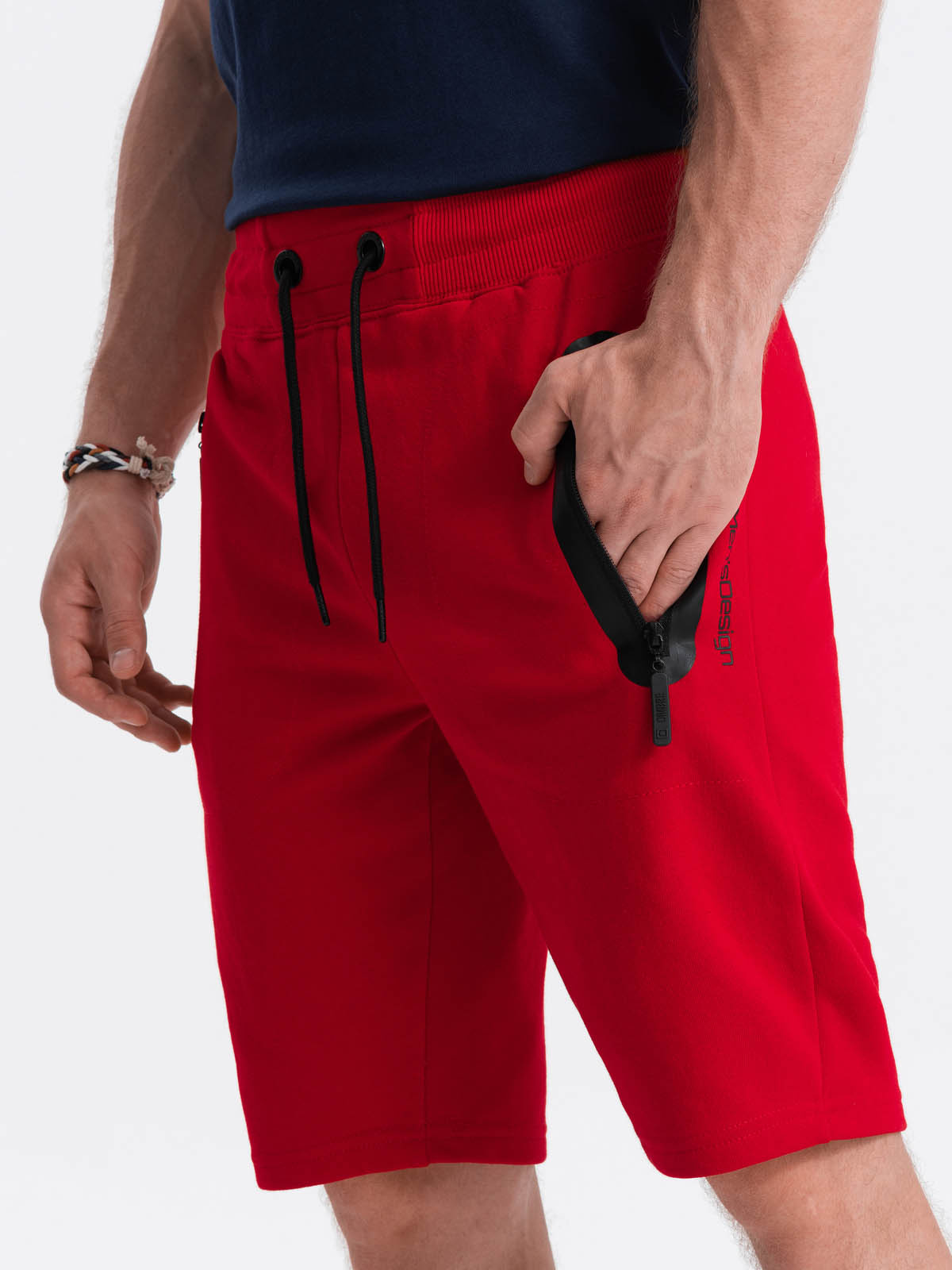 Men’s sweatshorts – red V2 W239