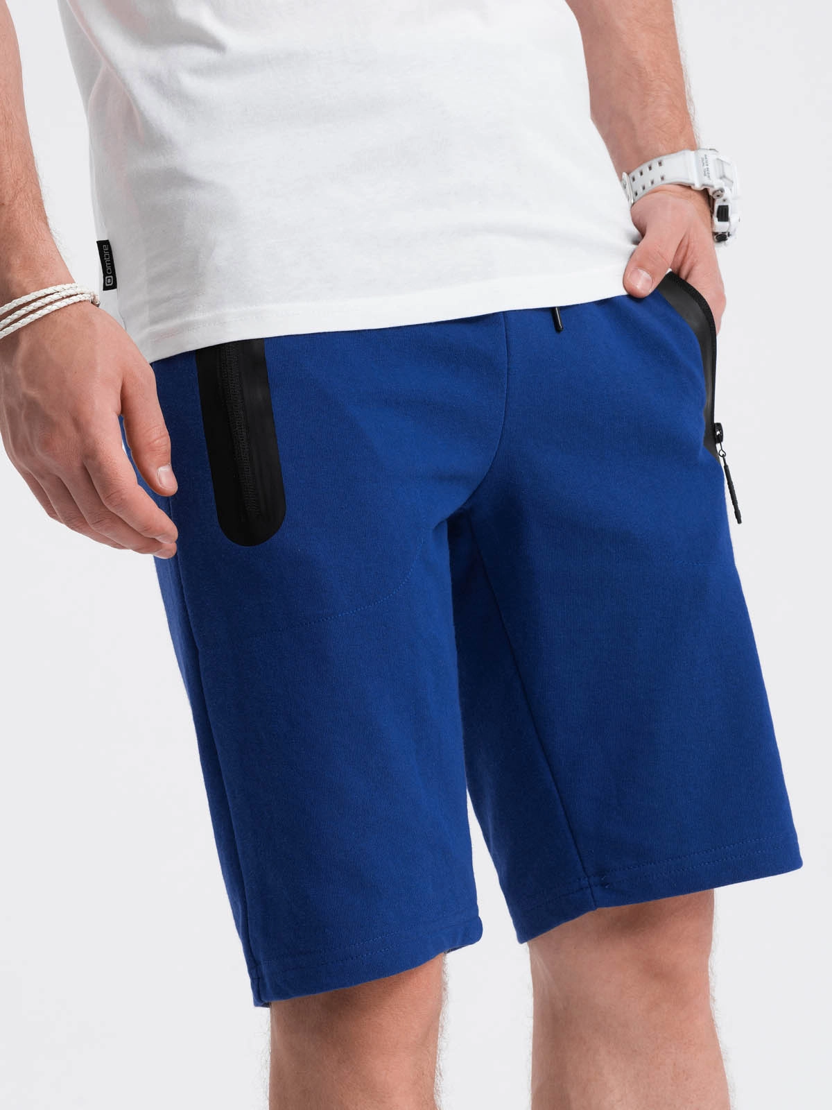 Men’s sweatshorts – blue V1 W239