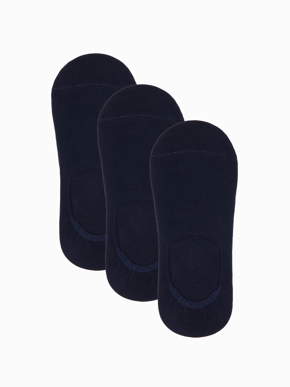 Men’s foot socks 3-pack – navy blue V1 OM-SOSS-0103