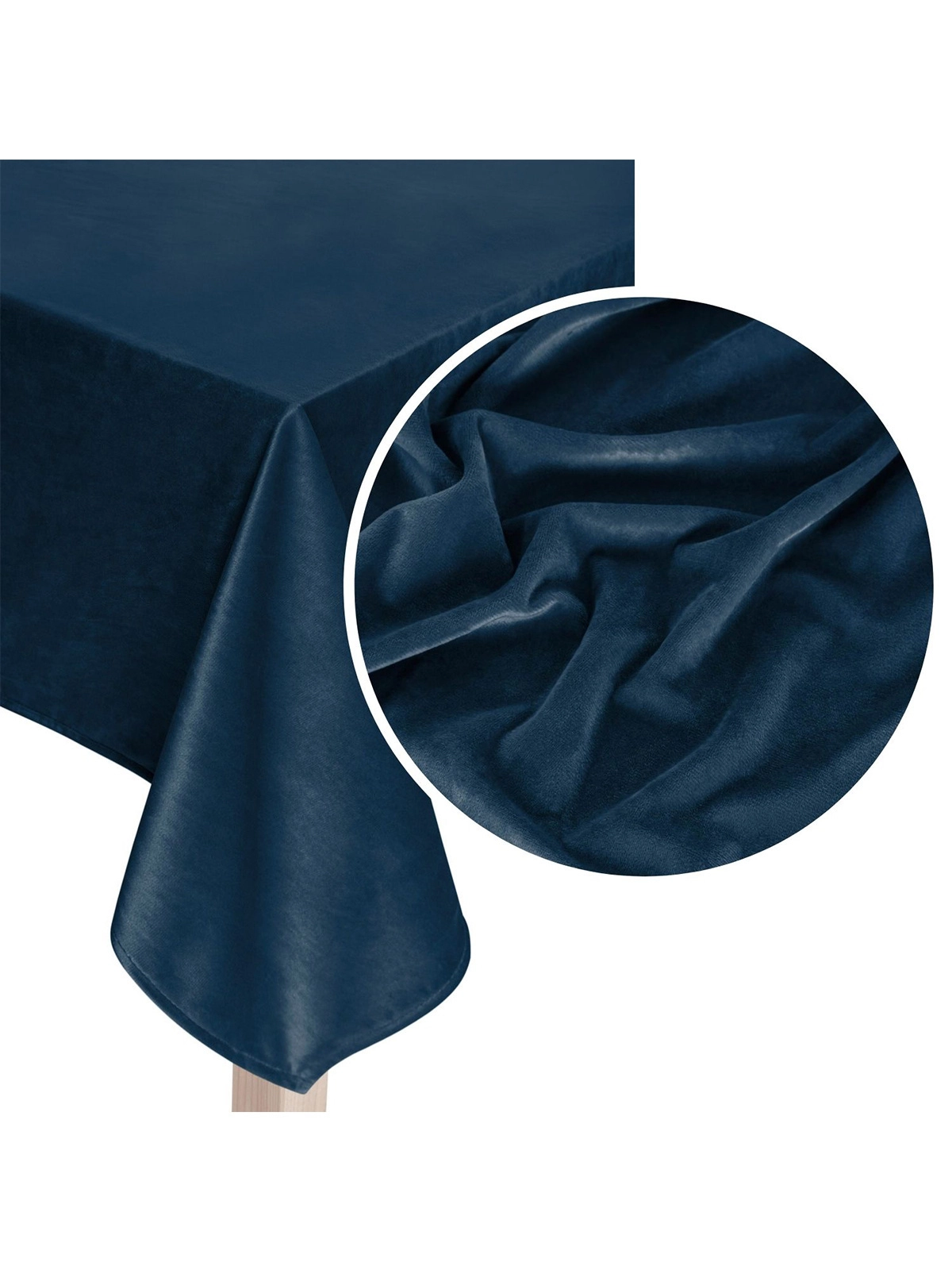 Velor tablecloth Soft A559 – navy