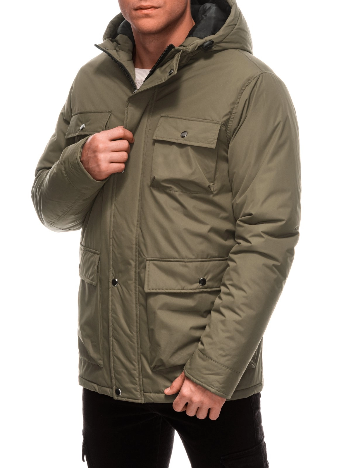 Men’s winter jacket C530 – dark olive