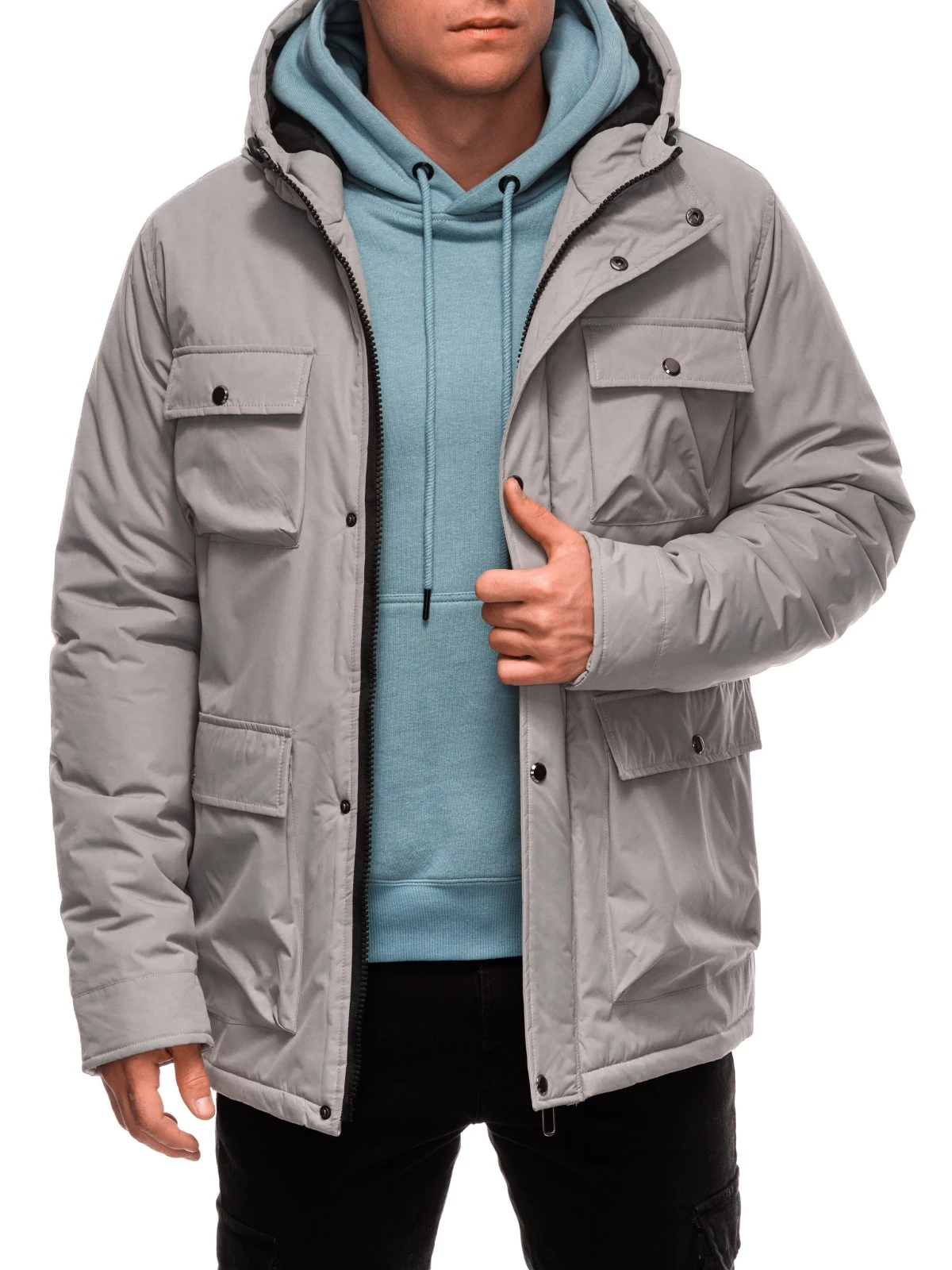 Men’s winter jacket C530 – grey