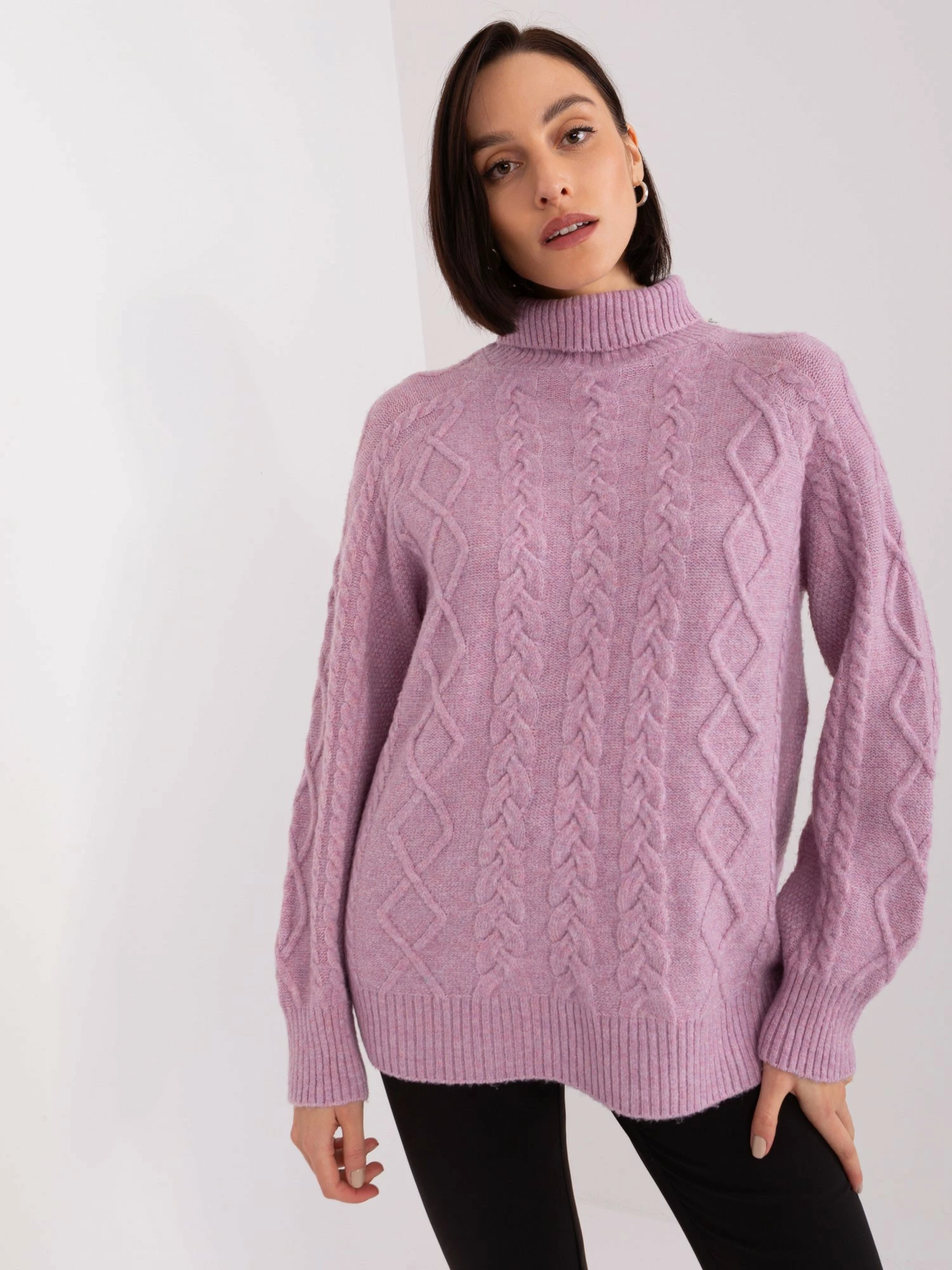 Sweter-AT-SW-2355-2.19P-fioletowy